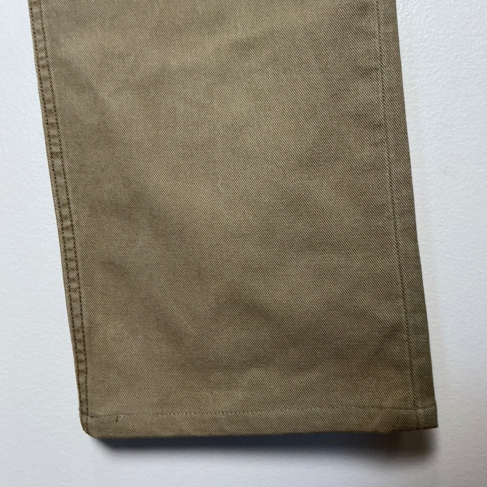 Polo Ralph Lauren Pants Mens 40/32 Khaki Tan Cotton Twill Straight Leg Excellent - Picture 2 of 6